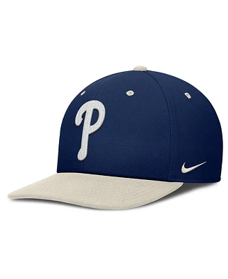 Nike Men's Navy/Cream Philadelphia Phillies Pro Performance Snapback Hat