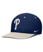 Nike Men's Navy/Cream Philadelphia Phillies Pro Performance Snapback Hat