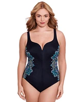 Miraclesuit Plus Precioso Temptress Tummy Control One Piece Swimsuit
