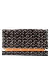 Pre-Owned Goyard Mm Monte Carlo Clutch Coated Canvas