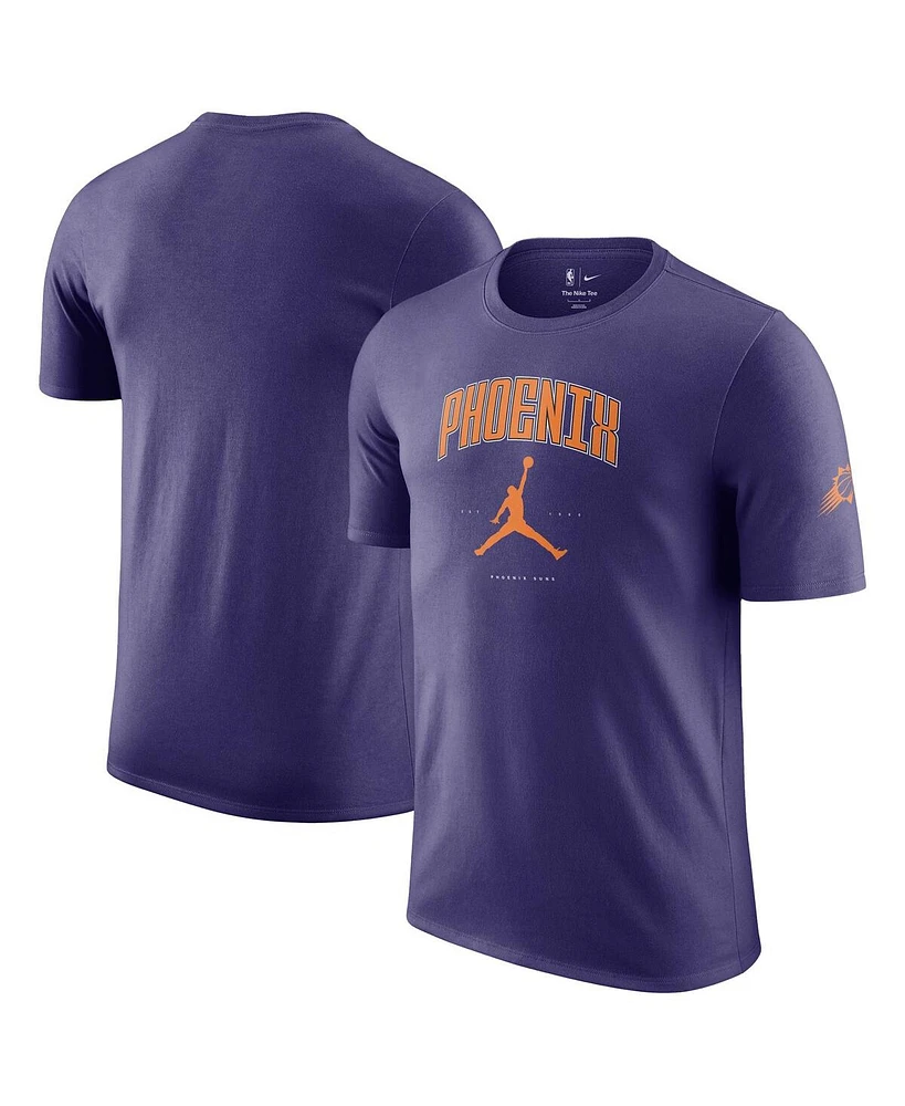 Jordan Men's and Women's Purple Phoenix Suns Essential Cities T-Shirt