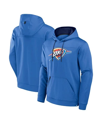 Fanatics Men's Blue Oklahoma City Thunder Reserve Defender Pullover Hoodie