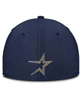 Nike Men's Navy/Gold Houston Astros Rise Swoosh Performance Flex Hat