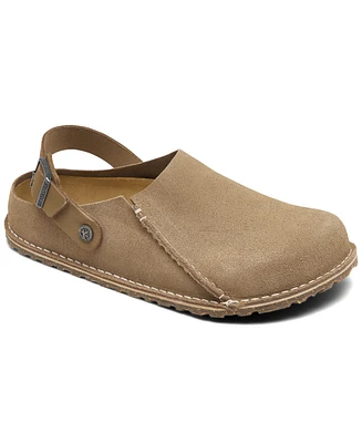 Birkenstock Men's Lutry 365 Suede Clogs from Finish Line