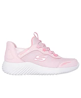Skechers Little Girls Slip-ins: Bounder - Simple Cute Casual Sneakers from Finish Line