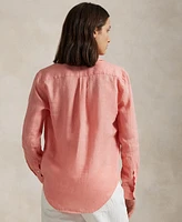 Polo Ralph Lauren Women's Classic-Fit 100% Linen Shirt