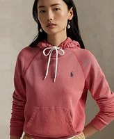 Polo Ralph Lauren Women's Shrunken Fit Fleece Hoodie Sweatshirt