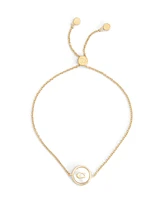 Coach Signature Mother of Pearl Coin Slider Bracelet