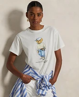 Polo Ralph Lauren Women's Bear Cotton Jersey Tee