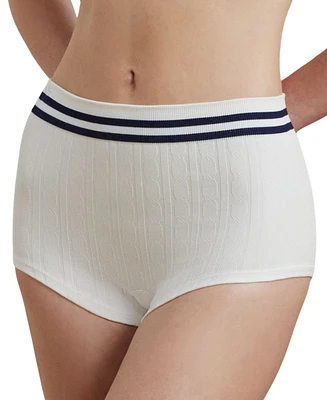 Lauren Ralph Women's Cricket Cable Texture Girlshort Underwear 4L0191