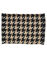 Saro Lifestyle Traditional Houndstooth Placemat, Set of 4