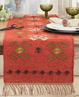 Saro Lifestyle Rustic Charm Kilim Table Runner, 16" x 72"