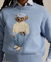 Polo Ralph Lauren Women's Bear Crewneck Sweater