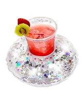 PoolCandy 36" Glitter Pool Tube with Drink Float
