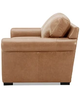 Radley Roll Arm 61" Leather Loveseat, Exclusively at Macy's