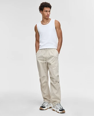 Mode of One Men's Regular-Fit Stretch Ripstop Parachute Pants, Exclusively at Macy's