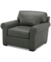 Radley Roll Arm 38" Leather Chair, Exclusively at Macy's