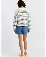 Chinti & Parker Women's Cotton Peanuts Vacation Cardigan