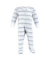 Hudson Baby Boys Cotton Sleep and Play, Multi Color Elephant, 6-9 Months