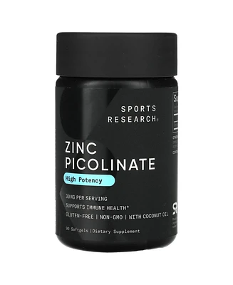 Sports Research Zinc Picolinate High Potency 30 mg