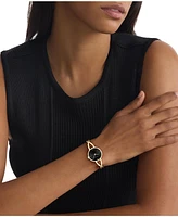 Calvin Klein Women's Sculpted Embrace Gold Tone Stainless Steel Bracelet Watch, 28mm