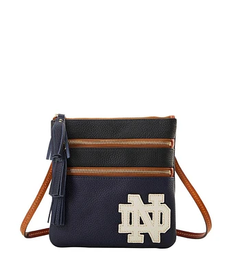 Dooney & Bourke Notre Dame Fighting Irish Infield Triple Zip Crossbody Purse