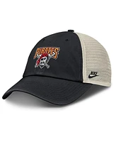 Nike Men's Black/Natural Pittsburgh Pirates Cooperstown Collection Club Trucker Adjustable Hat