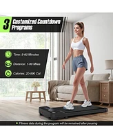 2.5HP Under Desk Treadmill with Remote Control and 3 Countdown Modes