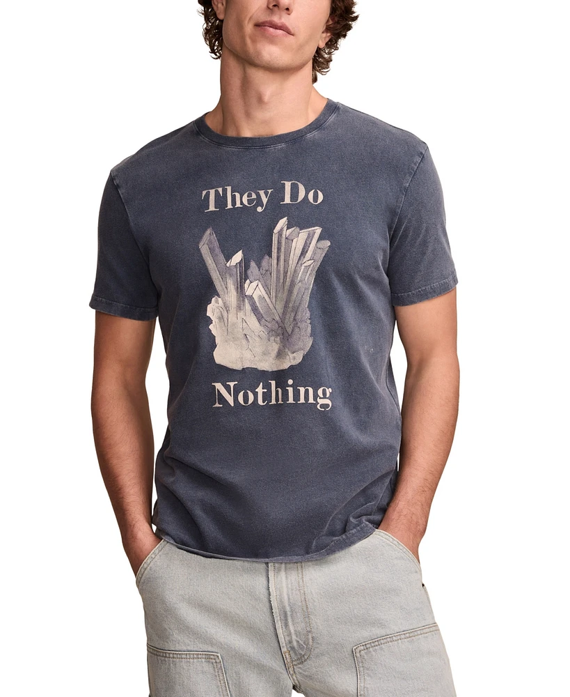 Lucky Brand Men's Nothing Crystals Short Sleeve T-Shirt