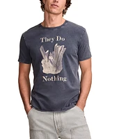 Lucky Brand Men's Nothing Crystals Short Sleeve T-Shirt