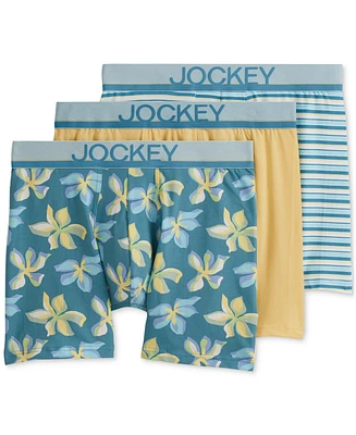 Jockey Men's 3pk. True Style Logo Boxer Briefs