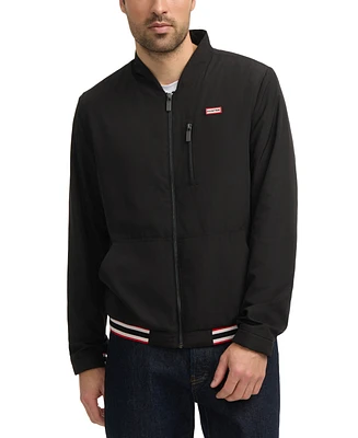 Hunter Men's Moorgate Zip Logo Bomber Jacket