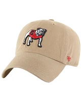 '47 Brand Men's Khaki Georgia Bulldogs Clean Up Adjustable Hat