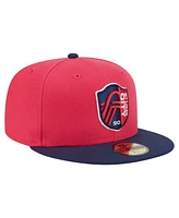 New Era Men's Red St. Louis City Sc 2025 Kickoff 59FIFTY Fitted Hat