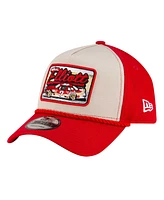 New Era Men's Red Bill Elliott 9FORTY Rope Adjustable Hat