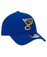 New Era Men's Blue St. Louis Blues Core A-Frame 9FORTY Adjustable Hat