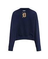 Pro Standard Women's Navy Detroit Tigers Game Day Classics Crewneck Pullover Sweatshirt