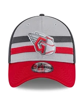 New Era Men's Gray/Red Cleveland Guardians 2025 Batting Practice 39THIRTY Flex Hat