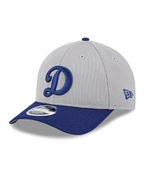 New Era Men's Gray/Royal Los Angeles Dodgers 2025 Batting Practice 9FORTY M-Crown Adjustable Hat