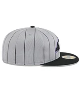 New Era Men's Gray/Black Colorado Rockies 2025 Batting Practice 59FIFTY Fitted Hat