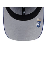 New Era Men's Royal Kansas City Royals 2025 Mlb Clubhouse 39THIRTY Flex Hat