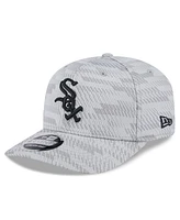 New Era Men's Gray Chicago White Sox 2025 Mlb Clubhouse 9SEVENTY Stretch-Snap Hat