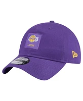 New Era Men's Los Angeles Lakers Purple Victory Grove Patch 9TWENTY Adjustable Hat