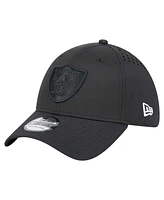 New Era Men's Black Las Vegas Raiders Hydro 39THIRTY Flex Hat