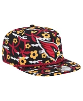 New Era Men's Black Arizona Cardinals Wakey Wakey Golfer Snapback Hat