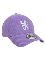 New Era Men's Purple Chelsea Corduroy 9FORTY Adjustable Hat