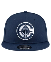 New Era Men's Navy La Clippers 9FIFTY Snapback Hat