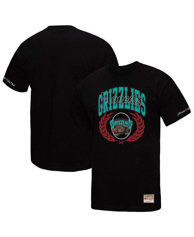 Mitchell & Ness Men's Black Memphis Grizzlies Nba x Michelob Ultra Rewind Ii T-Shirt