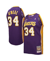 Mitchell & Ness Men's Shaquille O'Neal Purple Los Angeles Lakers 2000 Nba All-Star Game Authentic Jersey