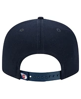 New Era Men's Navy Cleveland Guardians Logo Strike 9FIFTY Snapback Hat